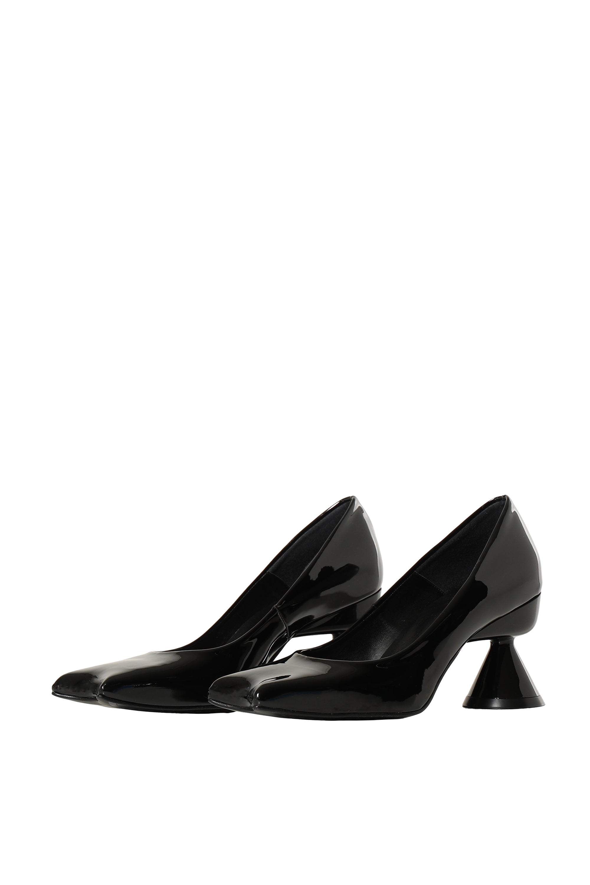 PAULA CANOVAS DEL VAS FW23 DIABLO HEELS / BLK -NUBIAN