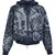 NAVY GRAFFITI TRACK TOP / GRY/BLU