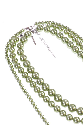 DEEP PEARL NECKLACE SET / OLV