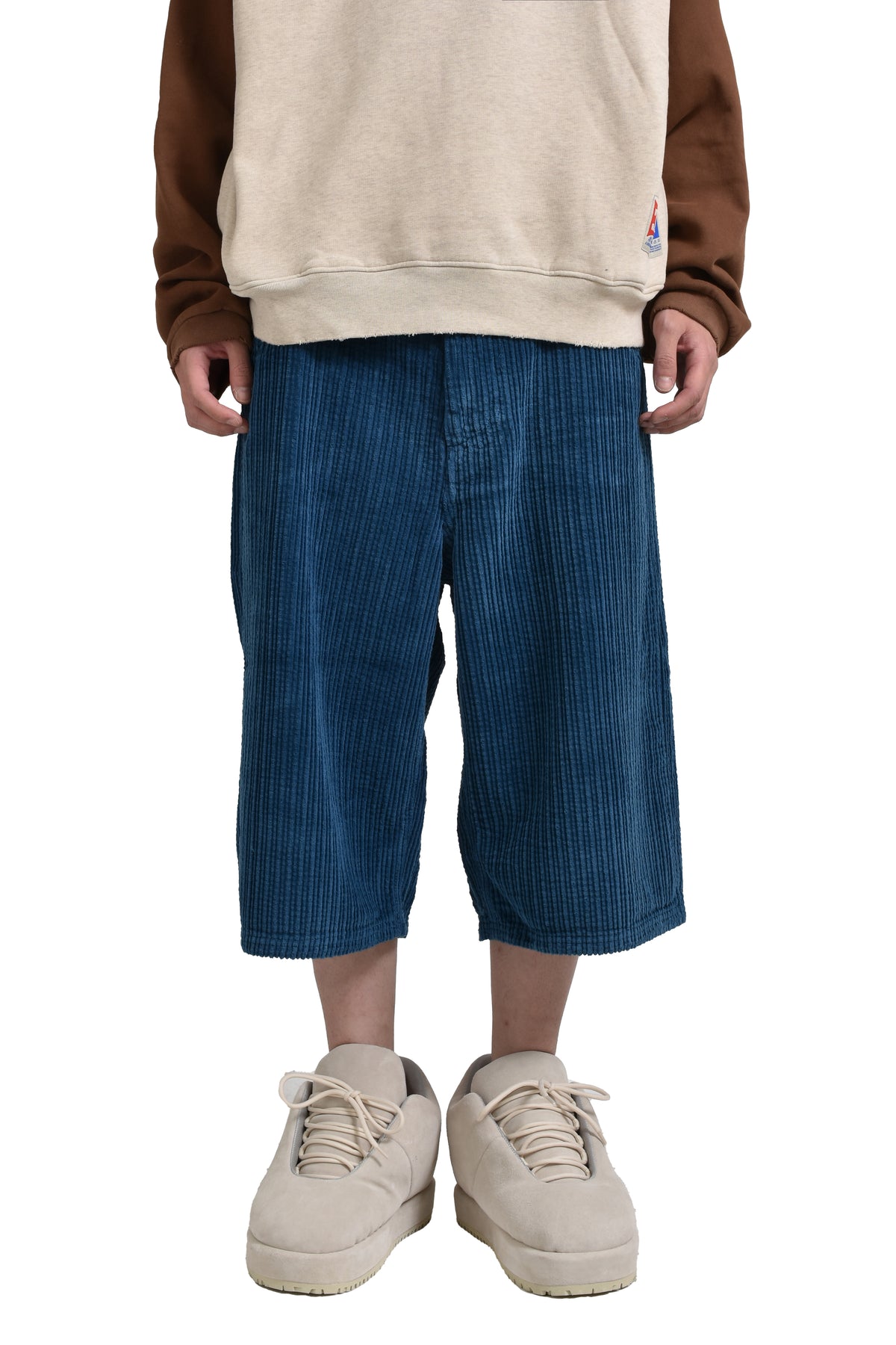 CORDUROY SHORTS WOVEN / BLU