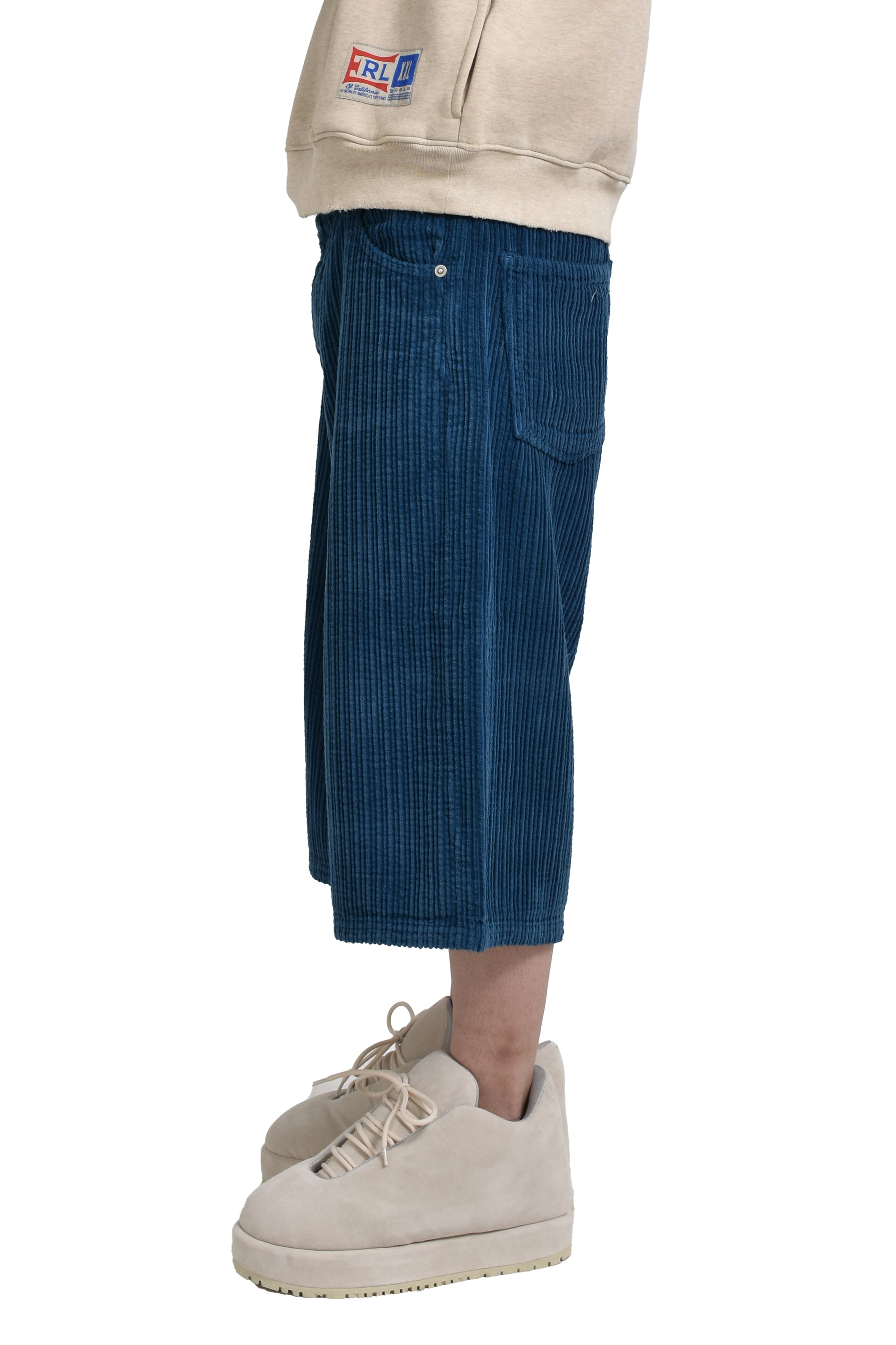 CORDUROY SHORTS WOVEN / BLU