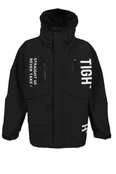 HOODED TACTICAL JACKET / BLK