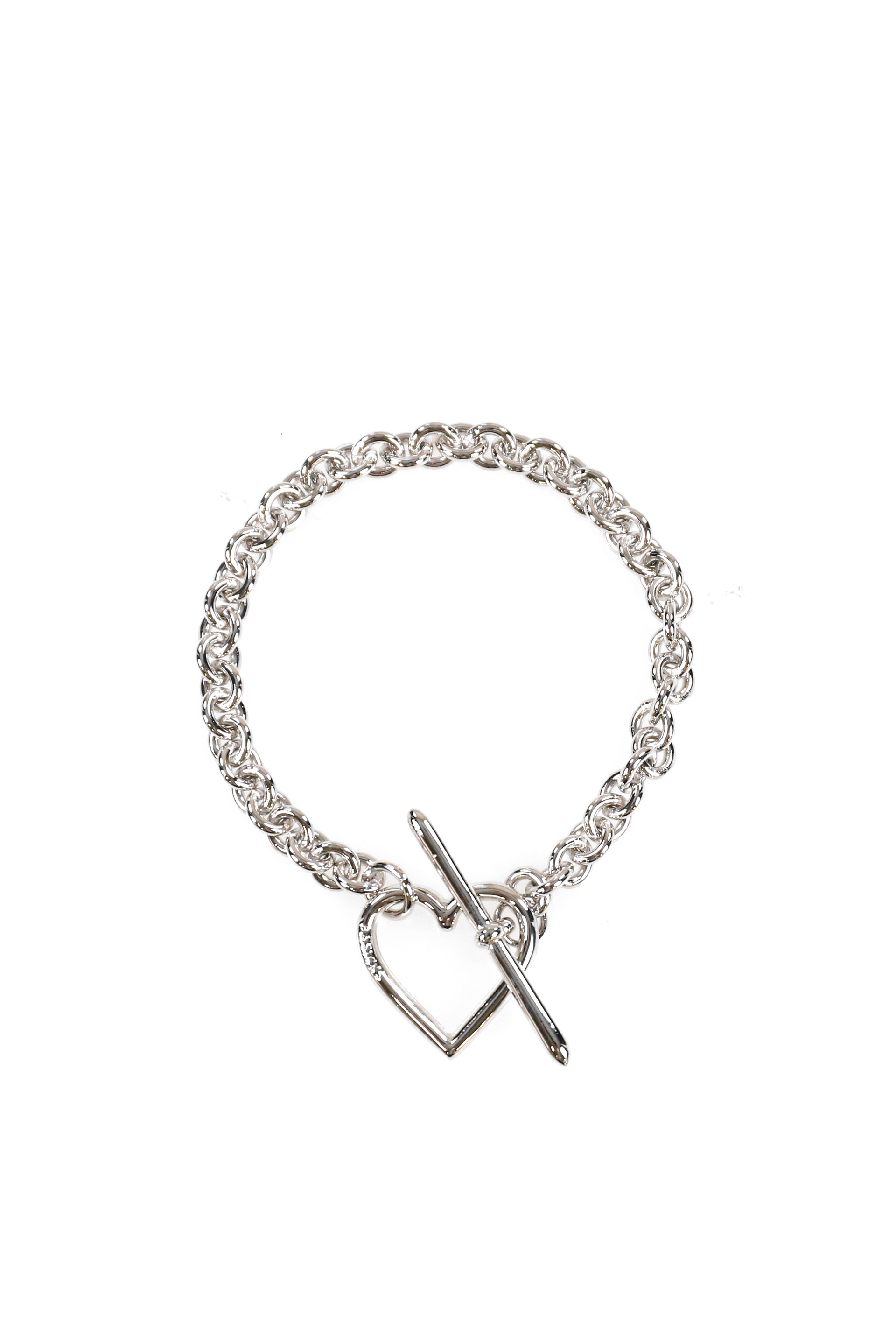 BASICKS HEART BRACELET (SMALL LINK) / SIL