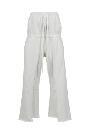 DOUBLE SWEATPANTS / DUST WHT 