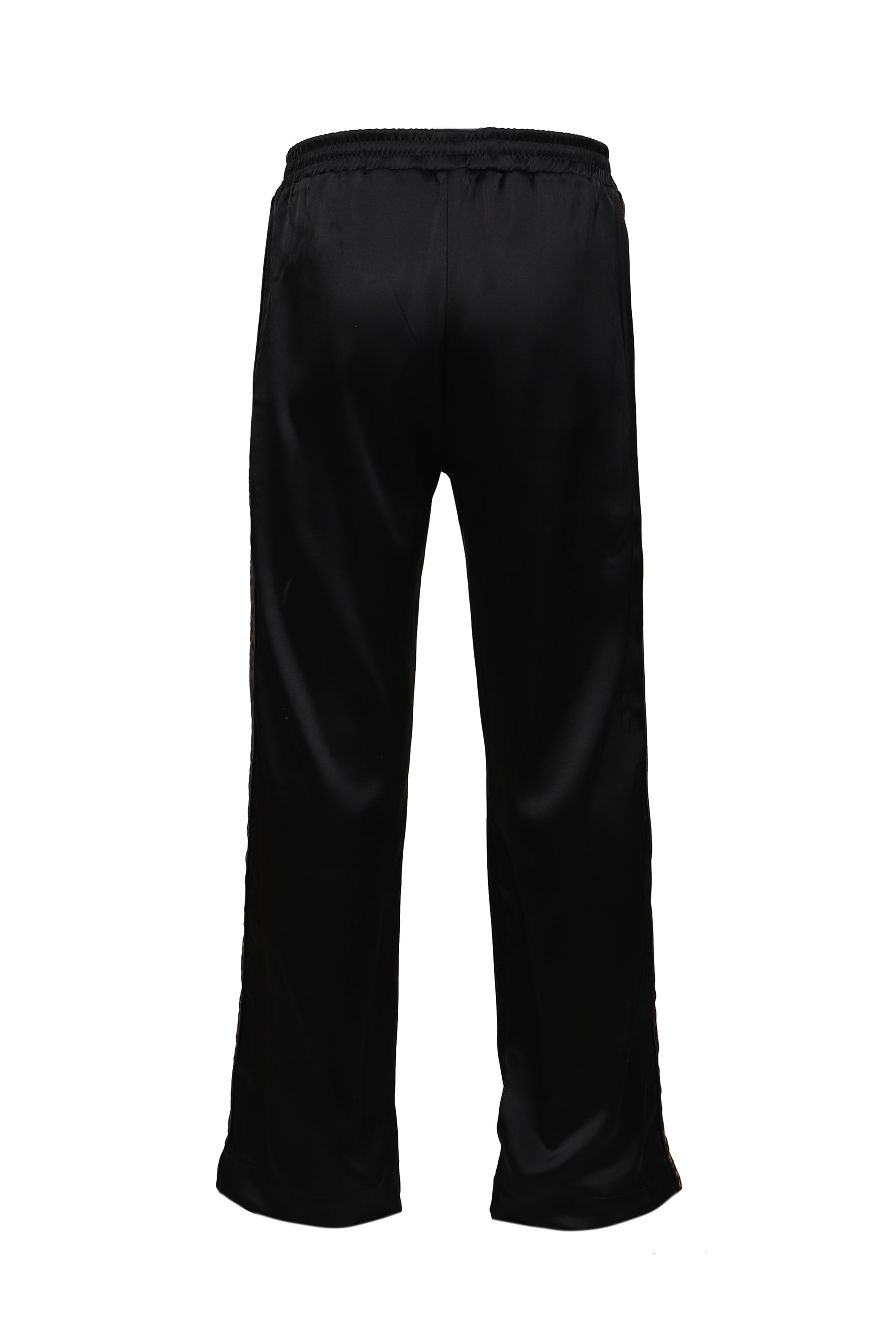 CHEETAH STRIPE TRACK PANTS / BLK CHEETAH