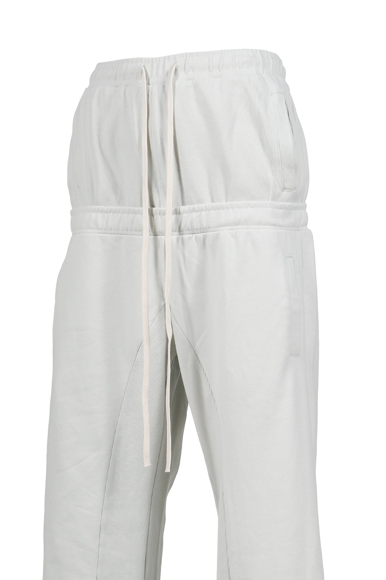 DOUBLE SWEATPANTS / DUST WHT 