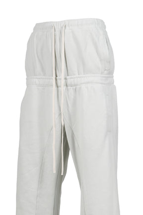 DOUBLE SWEATPANTS / DUST WHT 