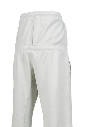 DOUBLE SWEATPANTS / DUST WHT 
