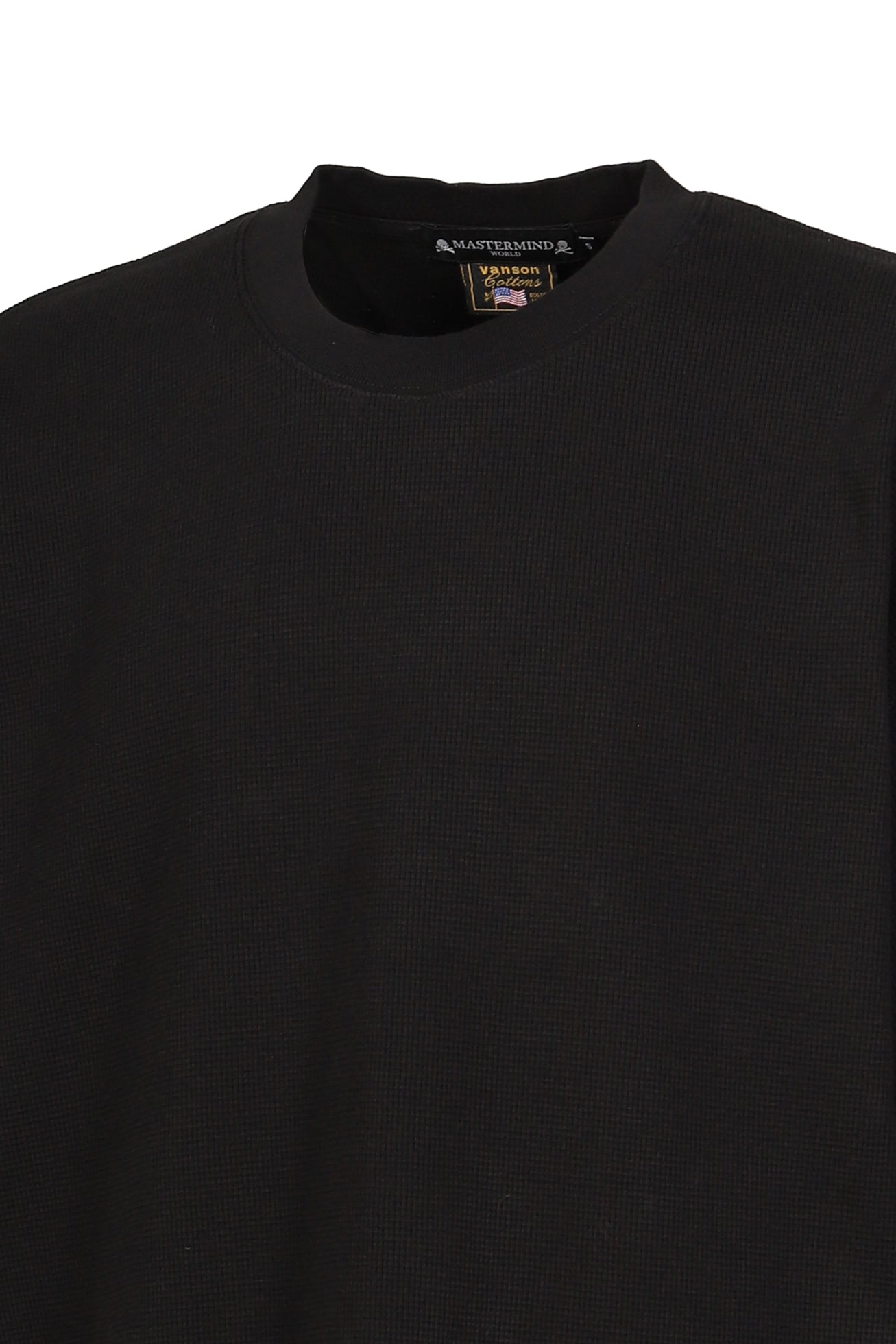 VANSON THERMAL S/S TEE BOXY FIT / BLK