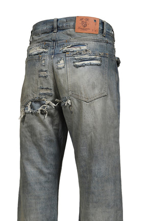 DENIM REWORKED BOOTCUT / BLU