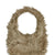 HAIRY FUR OVERSIZED SHOULDER BAG / SAND