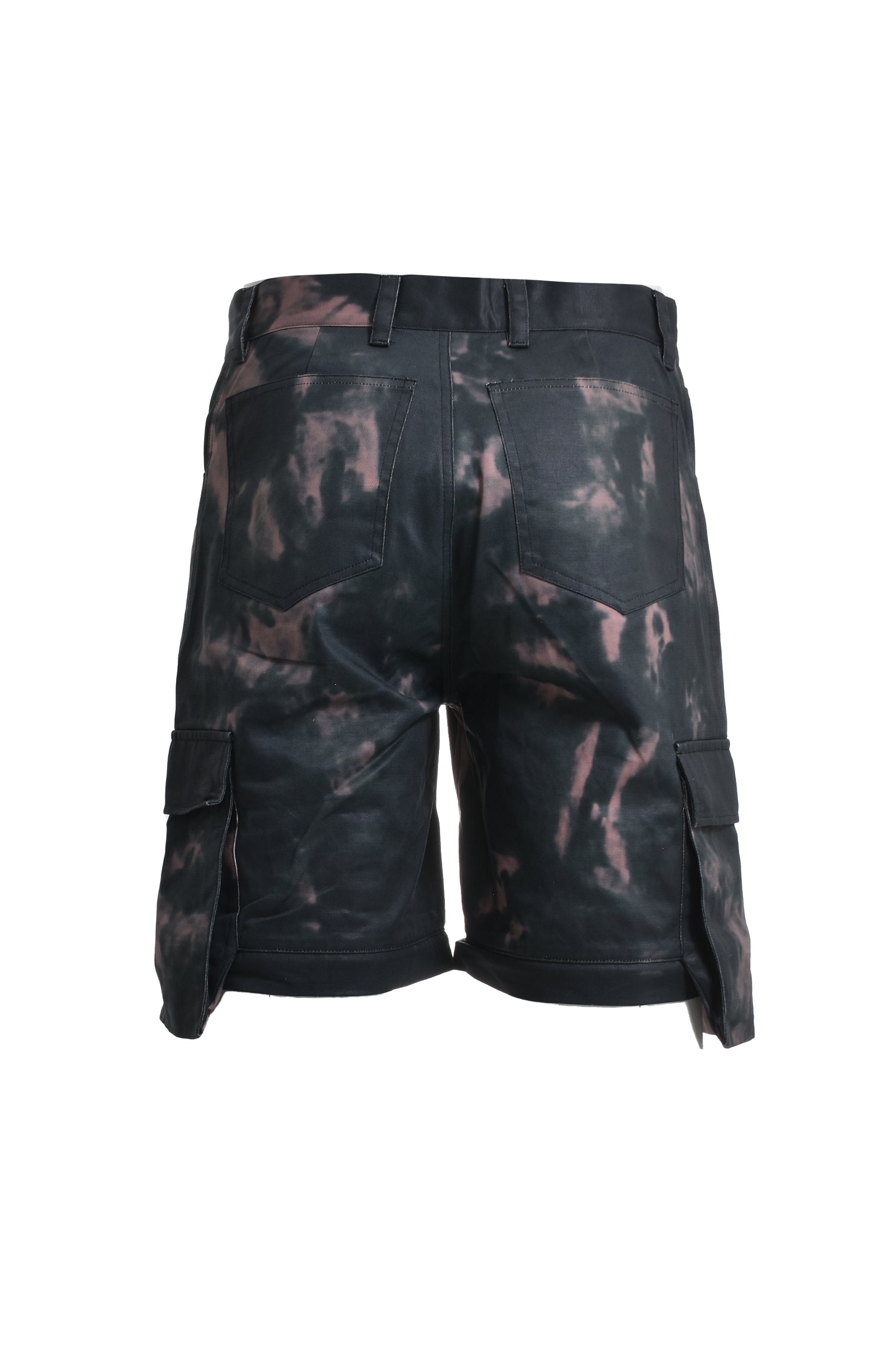 LAST NEST ラストネスト FW23 TIE-DYE CARGO PANTS / BLK -NUBIAN