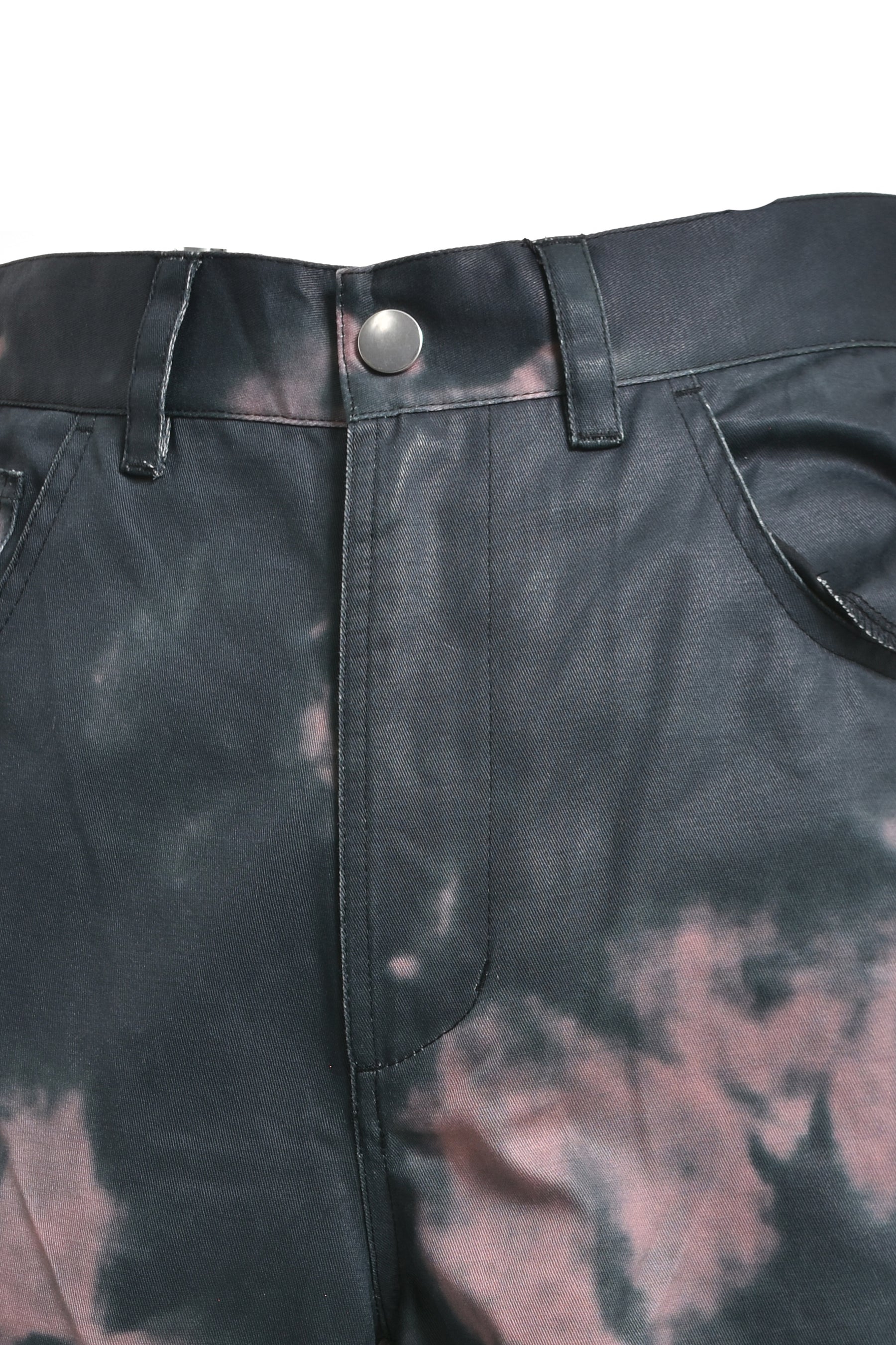 LAST NEST ラストネスト FW23 TIE-DYE CARGO PANTS / BLK -NUBIAN