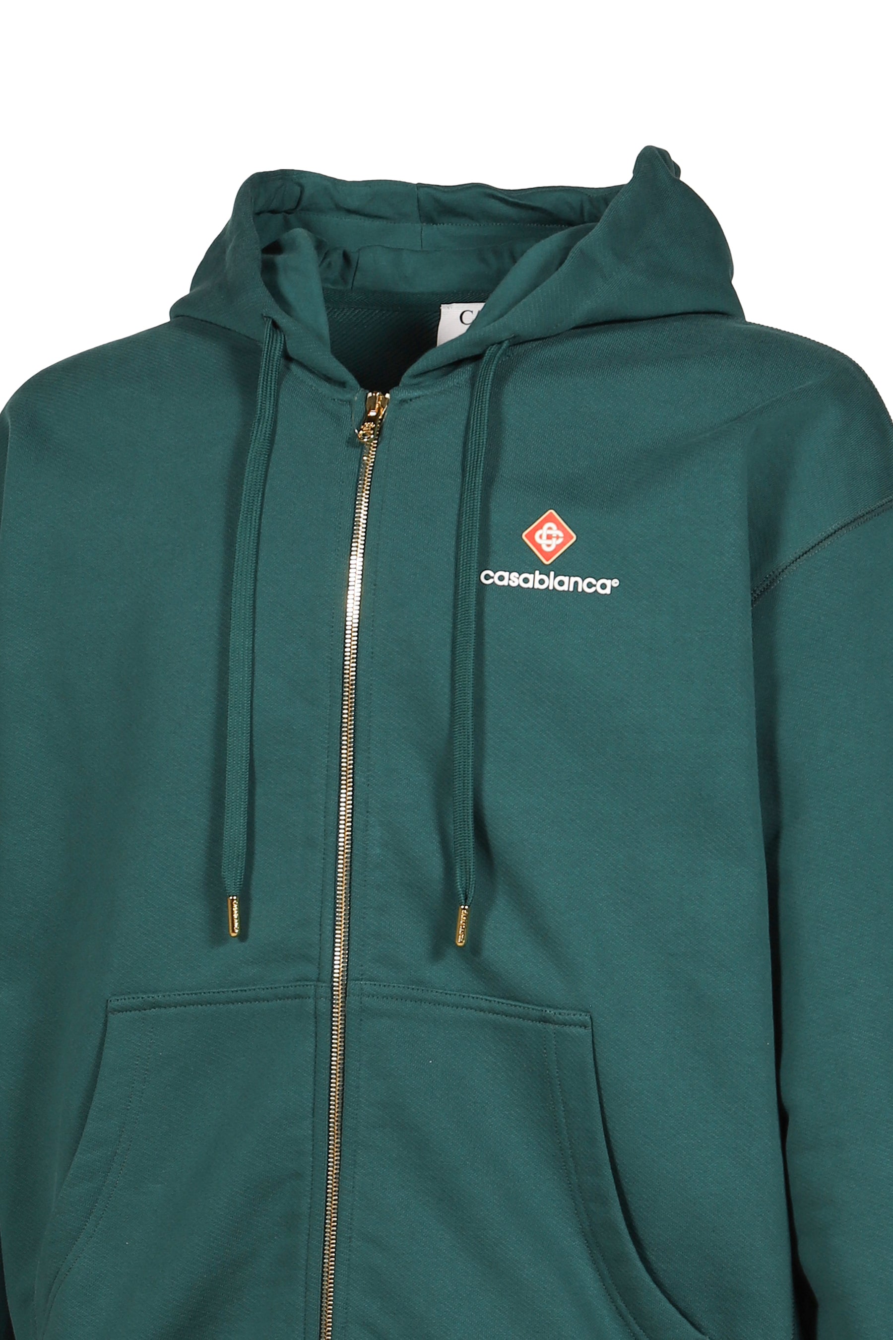 CLASSIC ZIP UP HOODIE / GRN