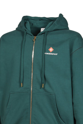 CLASSIC ZIP UP HOODIE / GRN