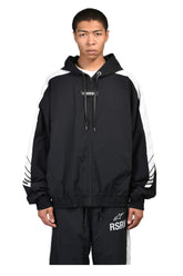 CROSSOVER TRACKSUIT JACKET / BLK