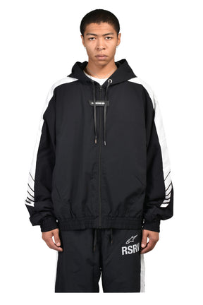 CROSSOVER TRACKSUIT JACKET / BLK