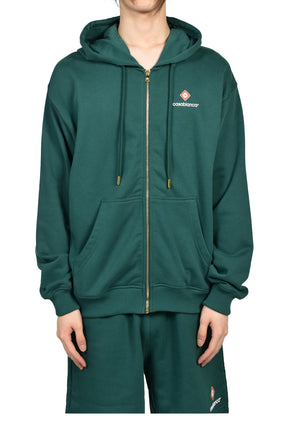 CLASSIC ZIP UP HOODIE / GRN