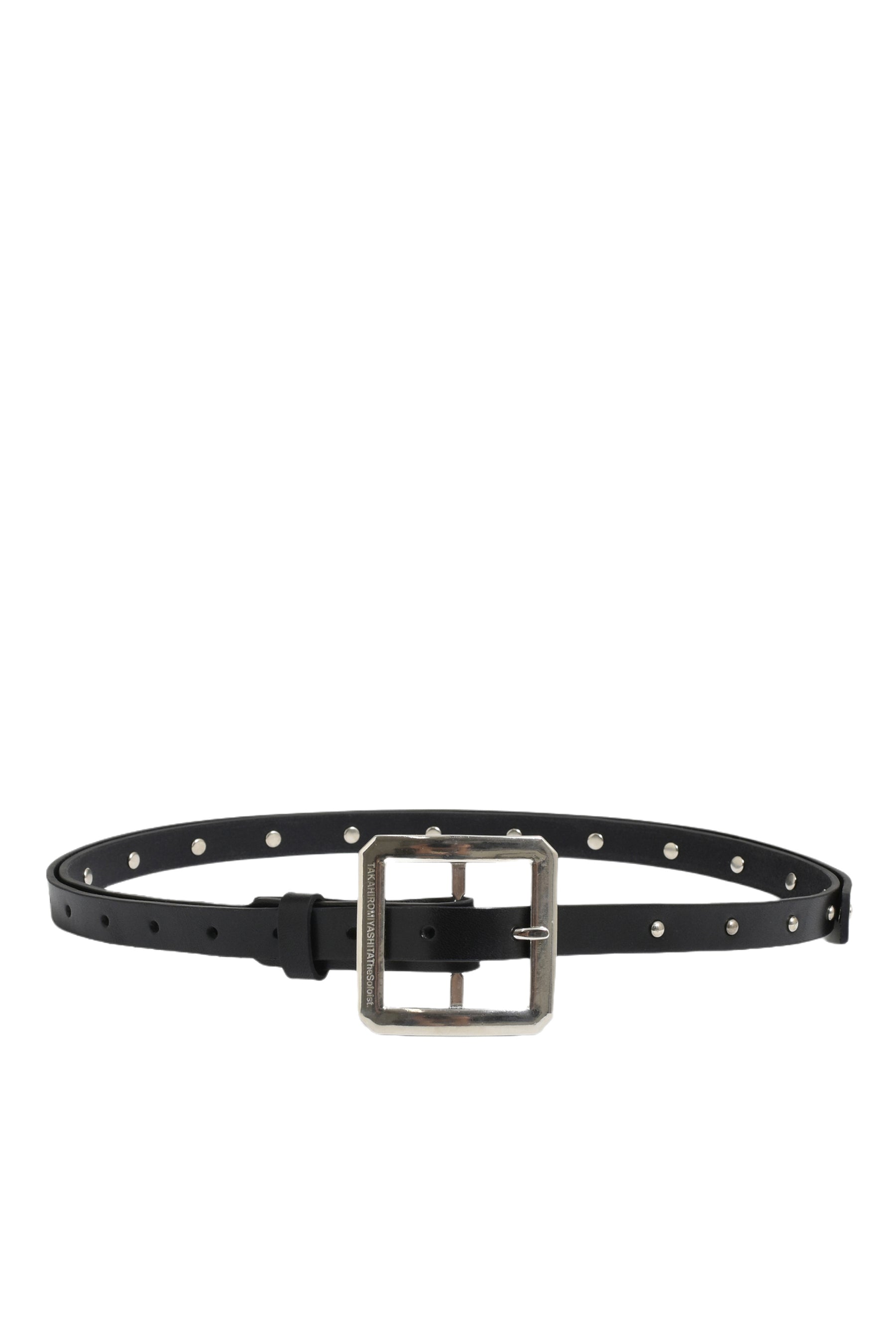 SINGLE PIN BUCKLE BELT.(40MM) / BLK