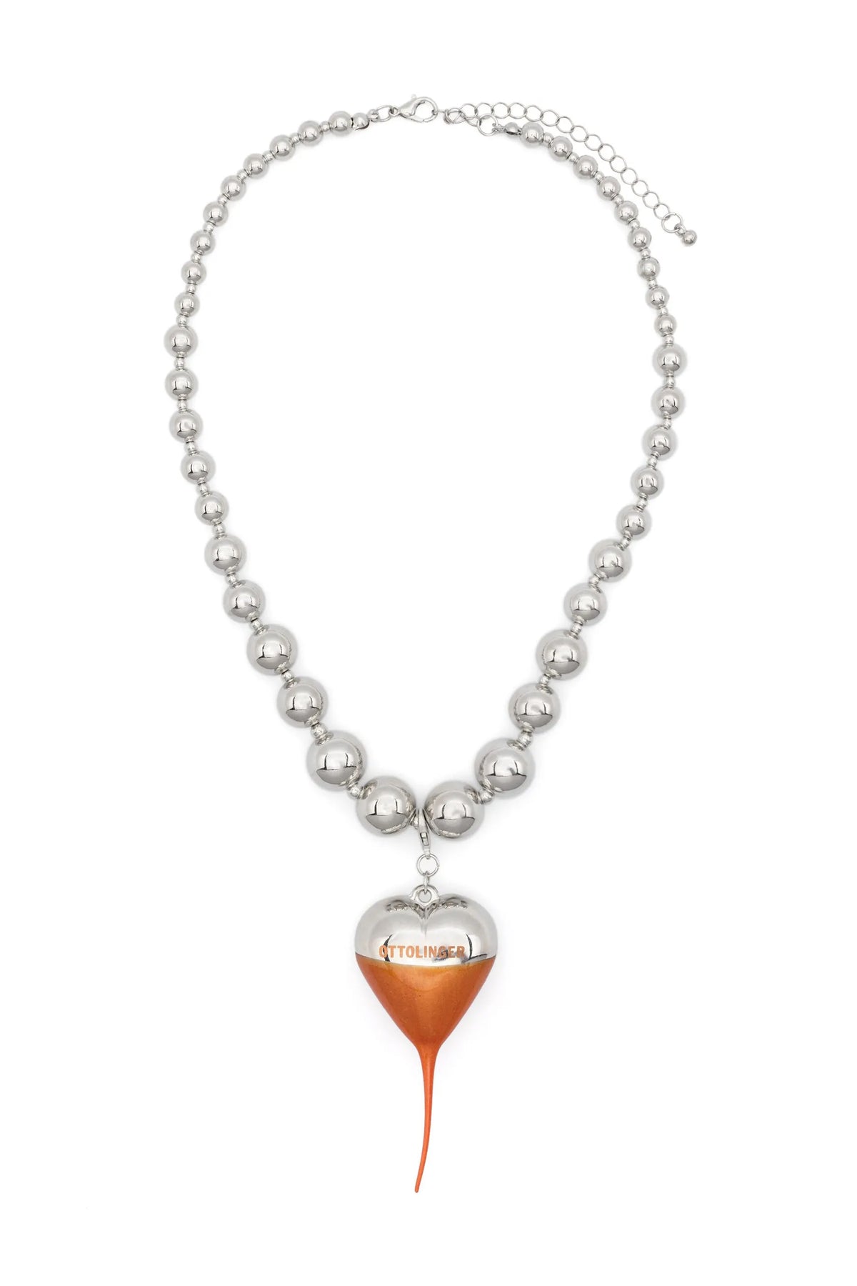 OTTO HEART NECKLACE / SIL