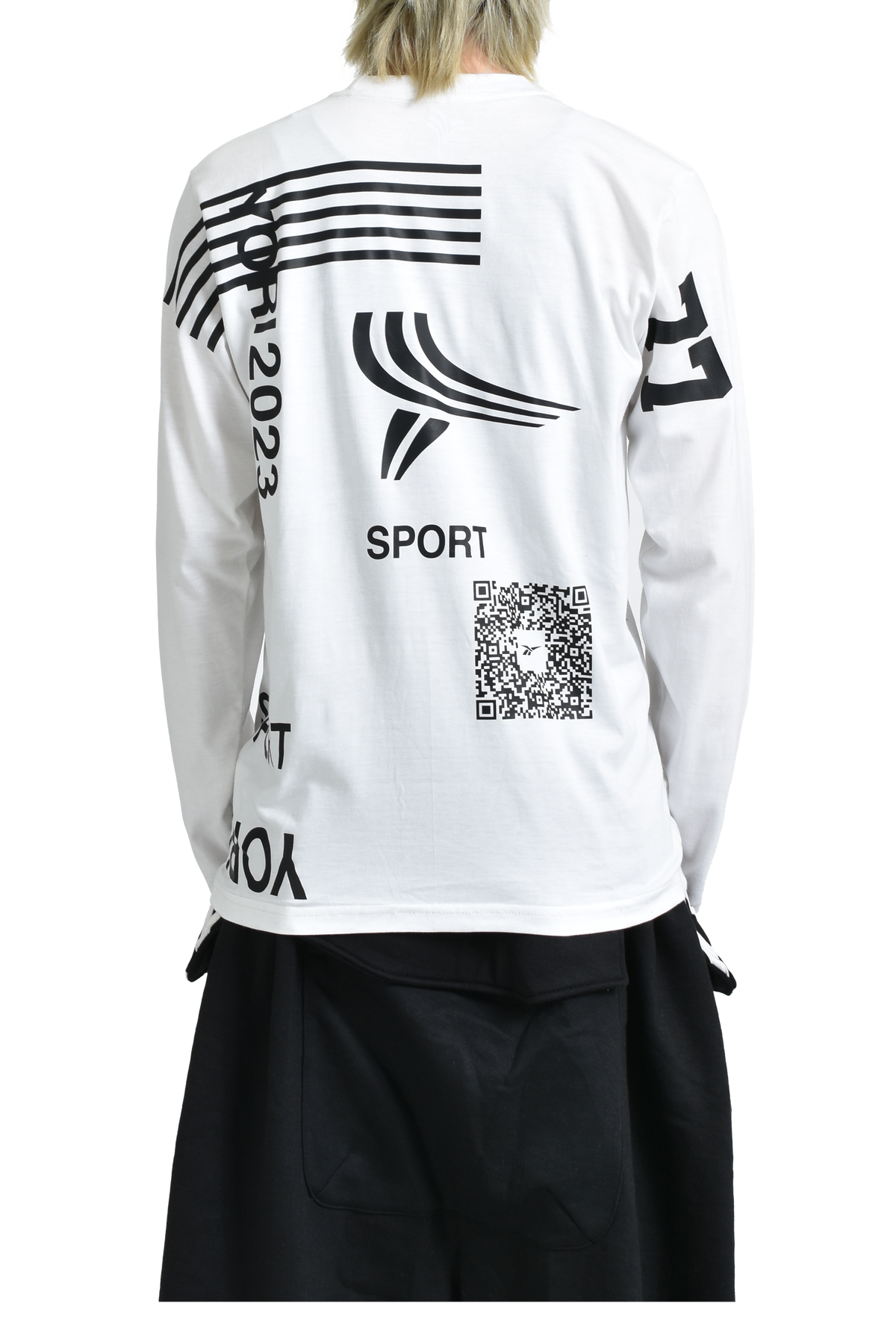 YORI SPORT ヨリスポーツ SS25 ICONGRAPHY LONG SLEEVE / WHT YORI SPORT ヨリスポーツ SS25 ICONGRAPHY LONG SLEEVE / WHT