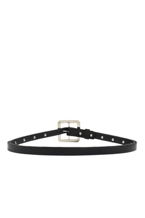 SINGLE PIN BUCKLE BELT.(40MM) / BLK