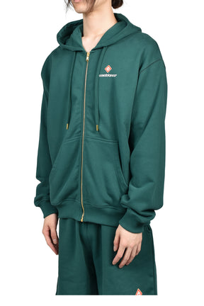 CLASSIC ZIP UP HOODIE / GRN