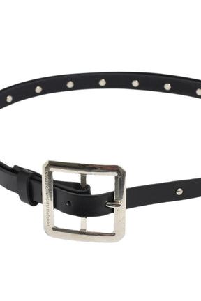 SINGLE PIN BUCKLE BELT.(40MM) / BLK