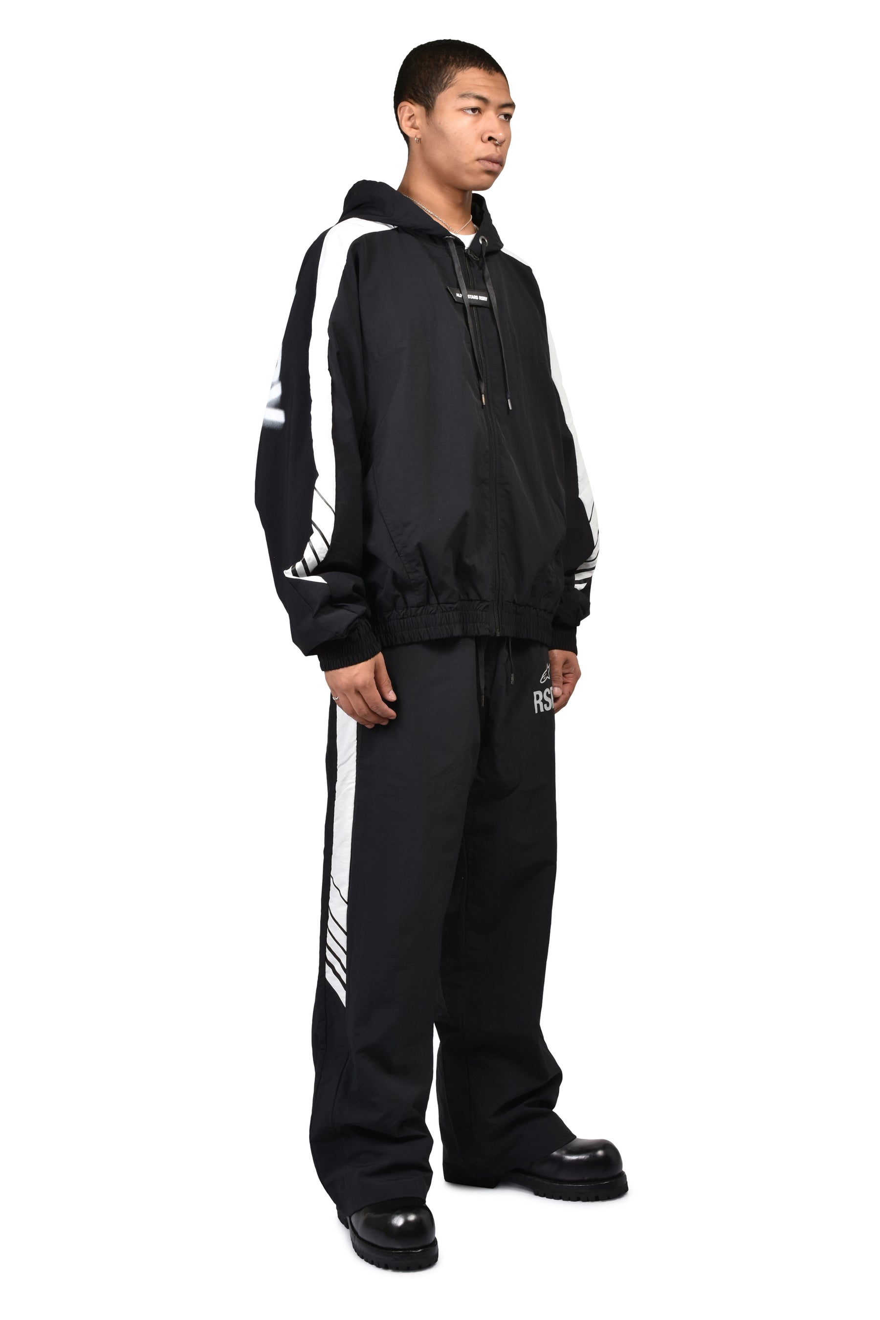 CROSSOVER TRACKSUIT JACKET / BLK