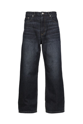 TWILL WASH BRUSHED JEANS / WASHED IND
