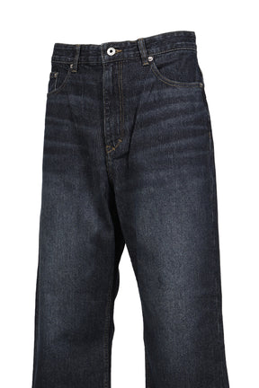 TWILL WASH BRUSHED JEANS / WASHED IND