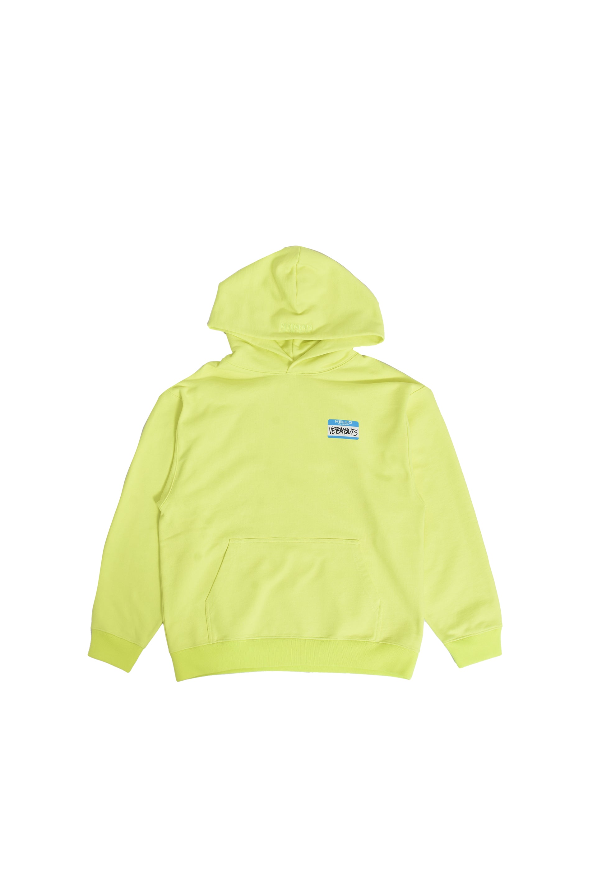 VETEMENTS KIDS MY NAME IS VETEMENTS HOODIE / YEL