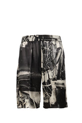 THE HOUSE OF COSMIC HORROR PAINTING PANTS / BLK