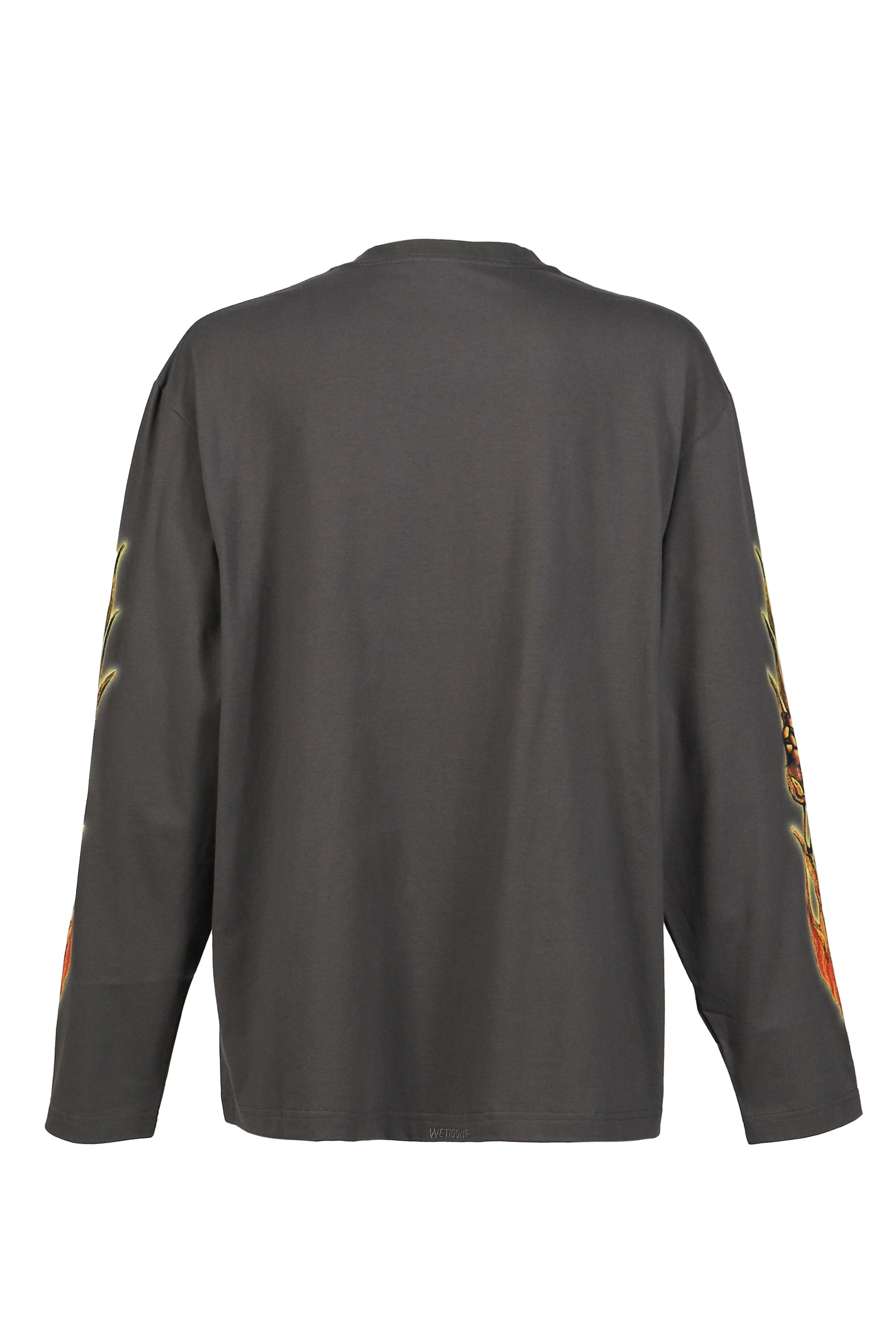 FIRE LONG-SLEEVED T-SHIRT / CHARCOAL