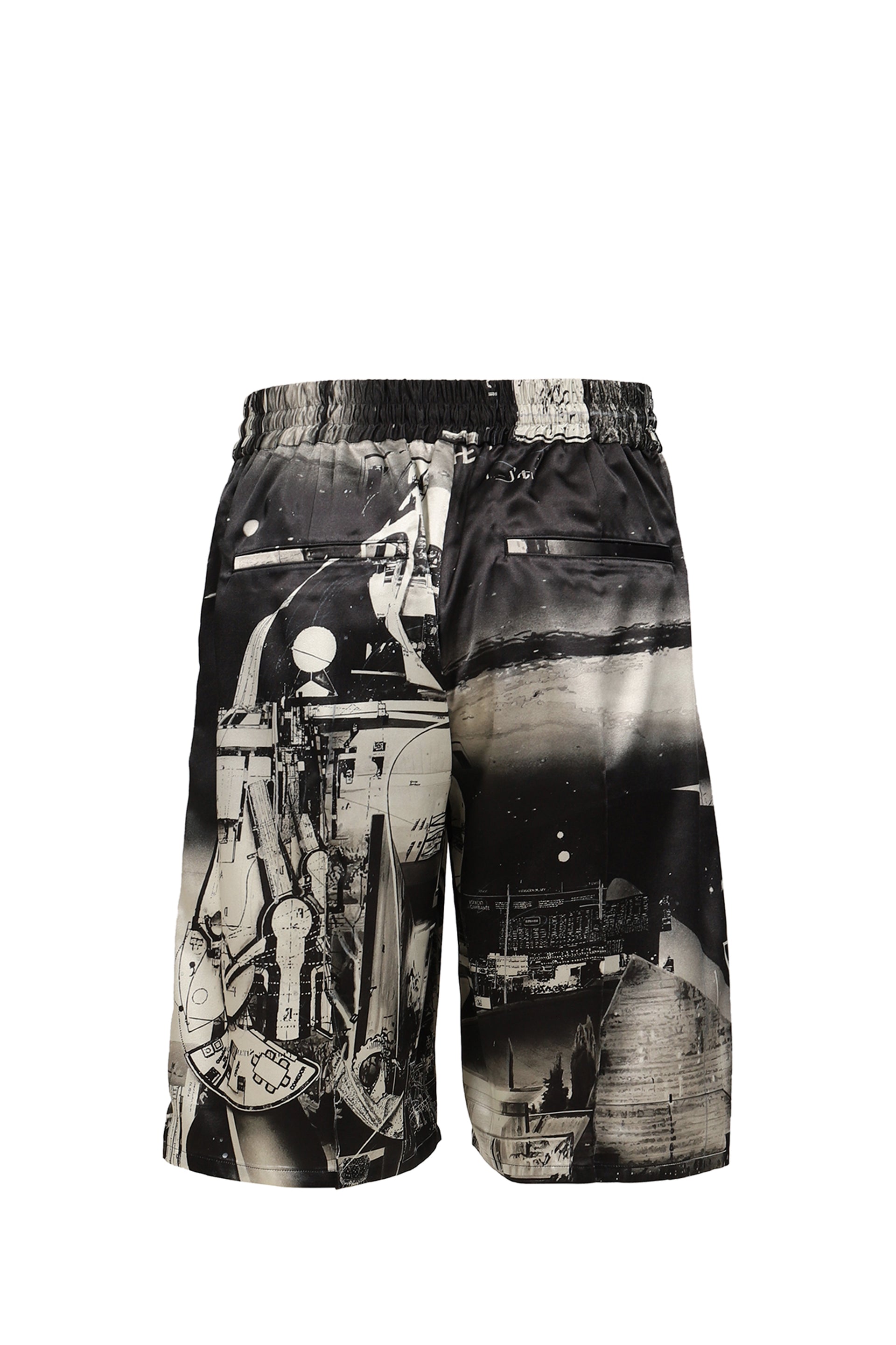 THE HOUSE OF COSMIC HORROR PAINTING PANTS / BLK