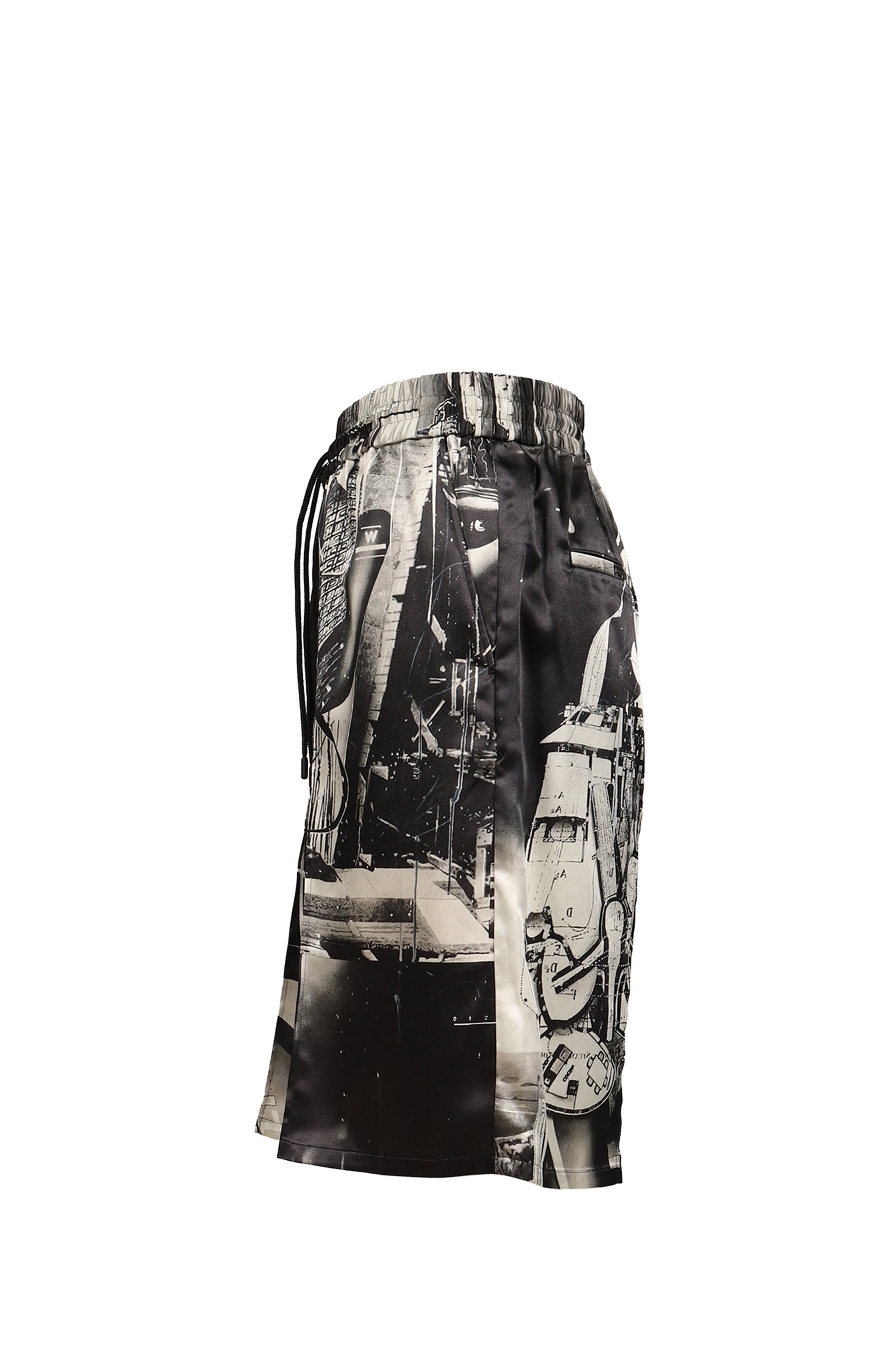 THE HOUSE OF COSMIC HORROR PAINTING PANTS / BLK
