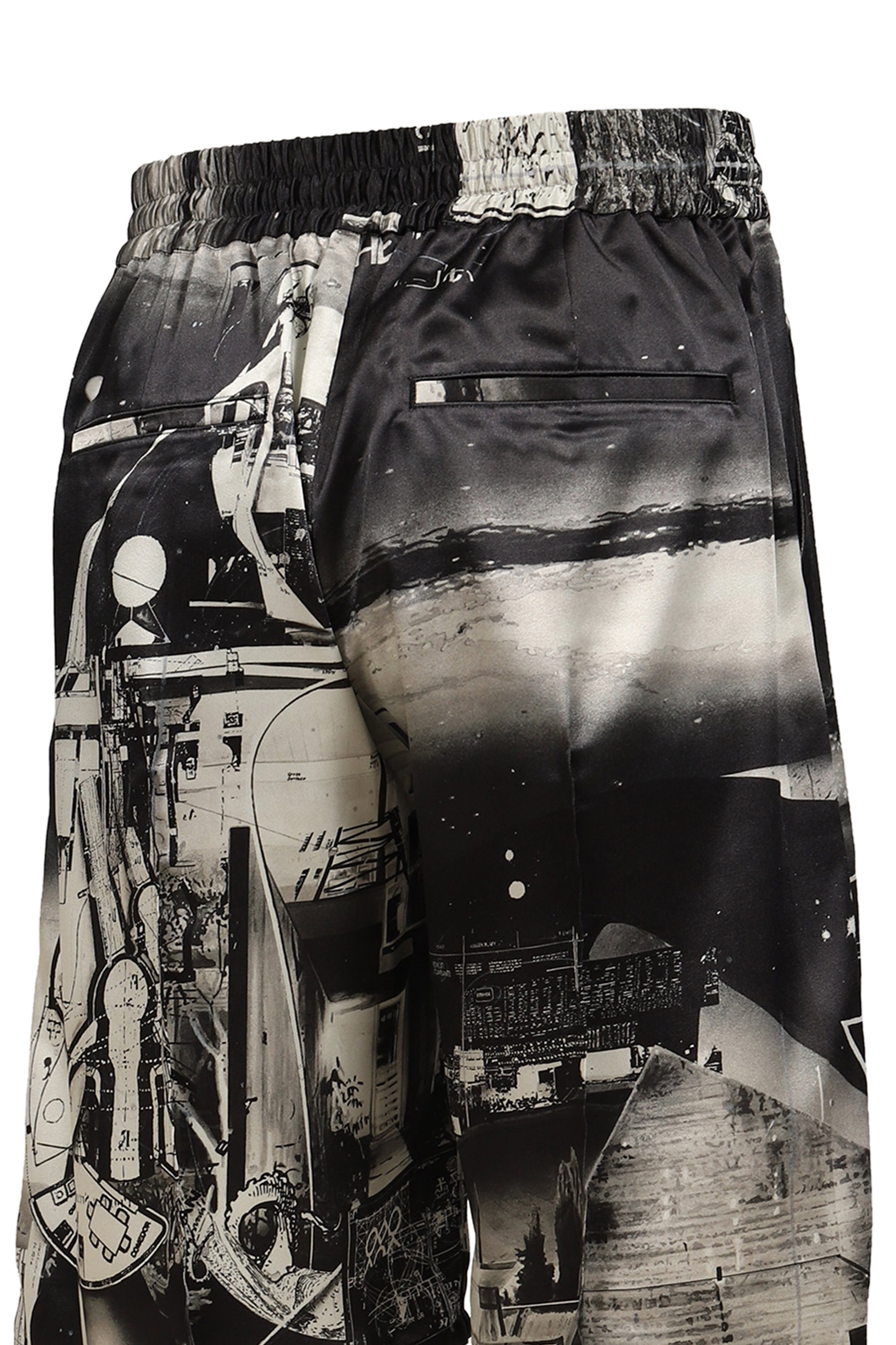 THE HOUSE OF COSMIC HORROR PAINTING PANTS / BLK