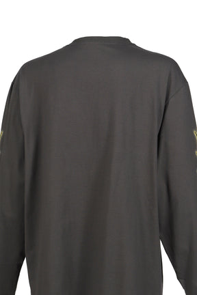 FIRE LONG-SLEEVED T-SHIRT / CHARCOAL