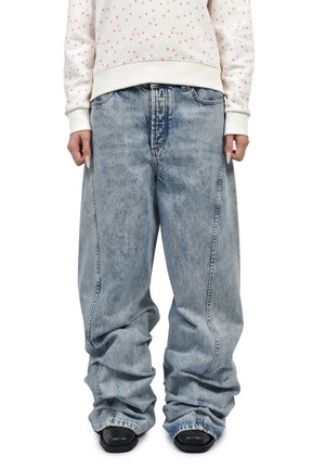 AVAVAV PLEATED JEANS BLUE / BLU