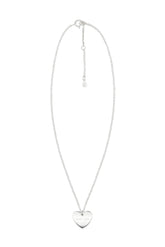 STERLING SILVER HEART TAG / SIL