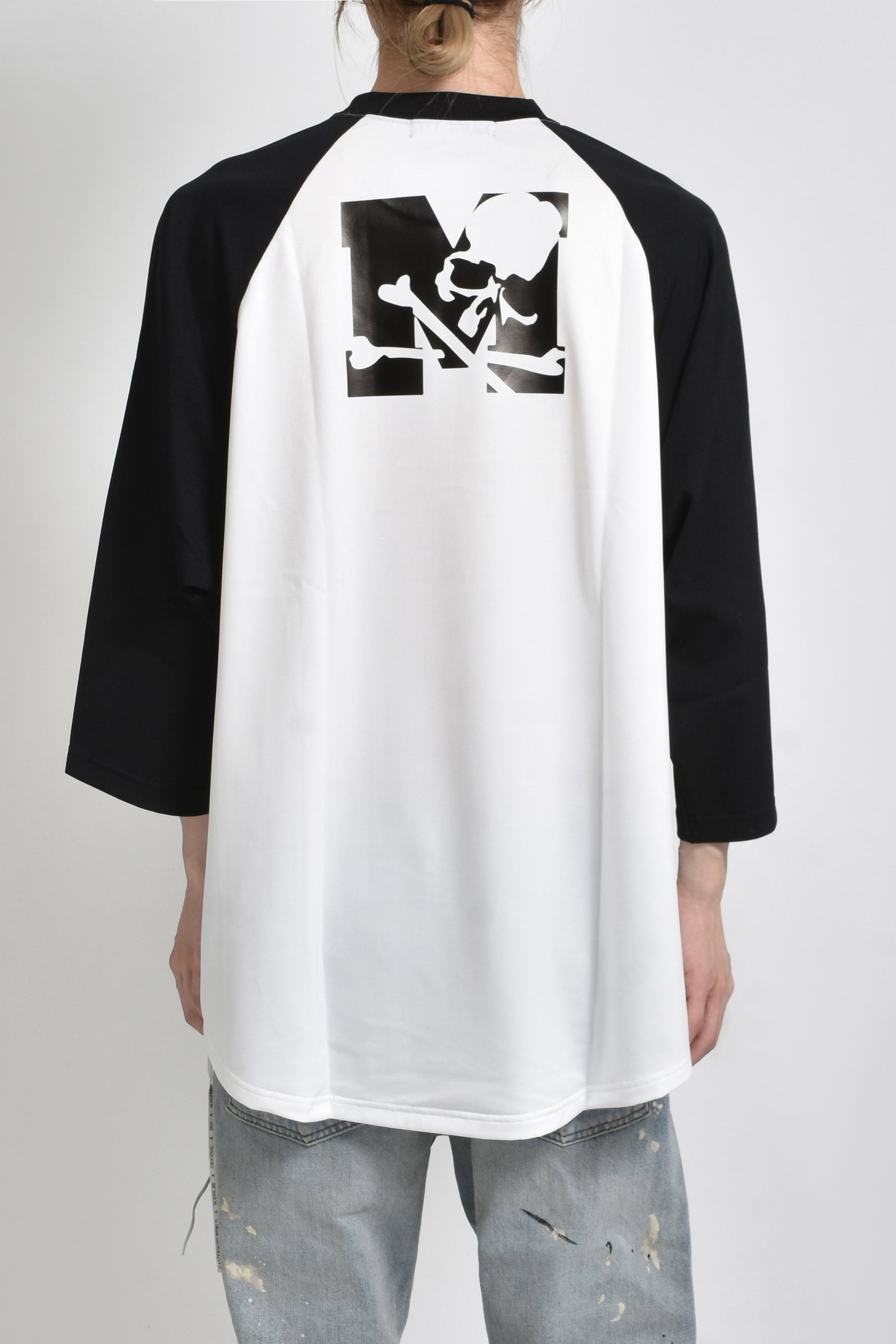 COLLAGE TEE / BLK WHT