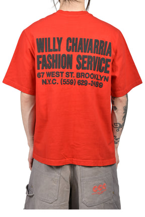 "FASHION SERVICES" - STANDARD TEE / RED HOT