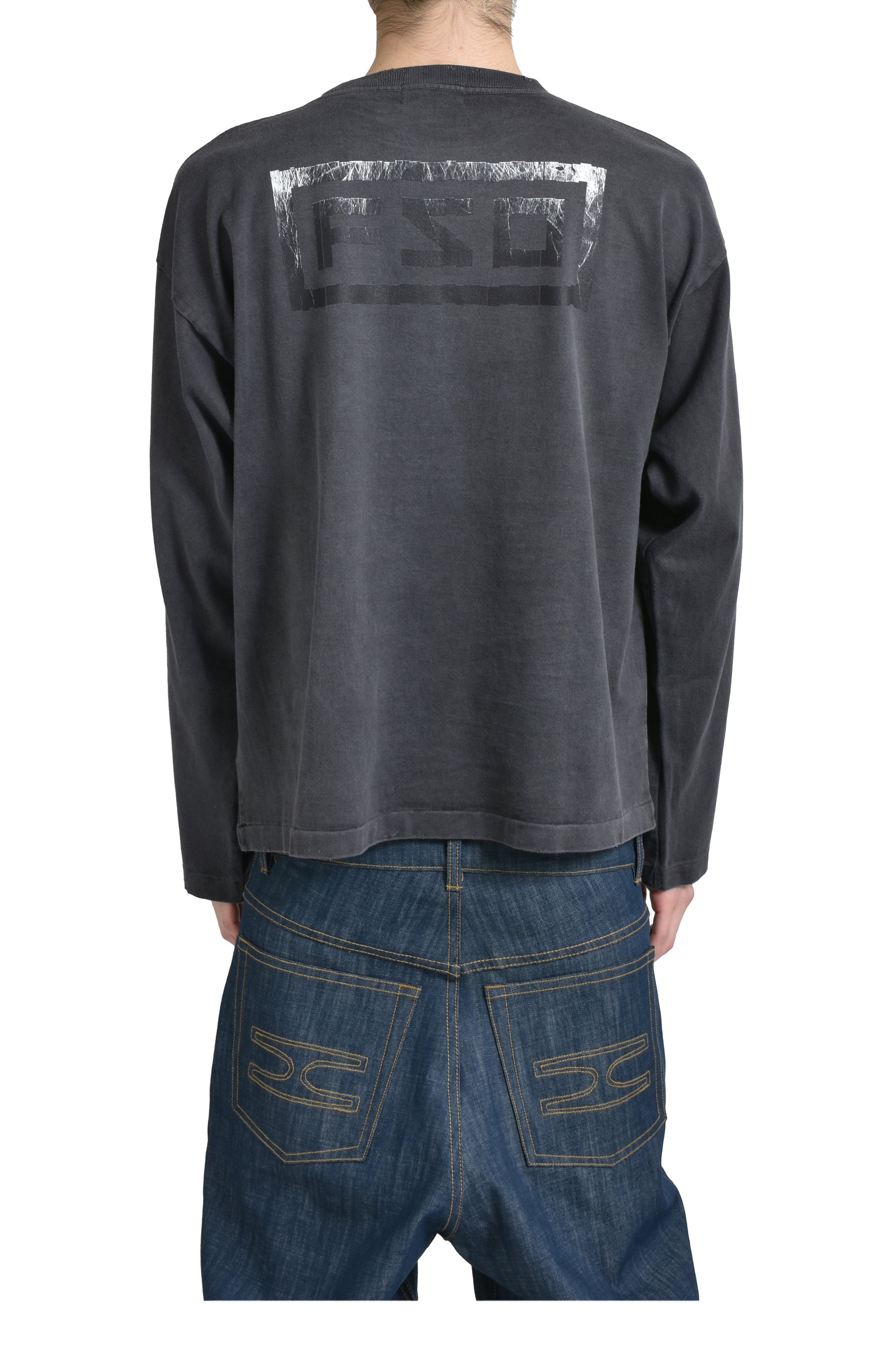 FORSOMEONE SPIRAL TEE LS / BLK