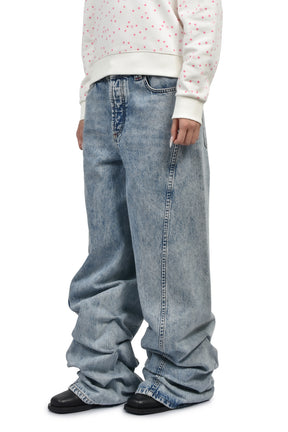 AVAVAV PLEATED JEANS BLUE / BLU