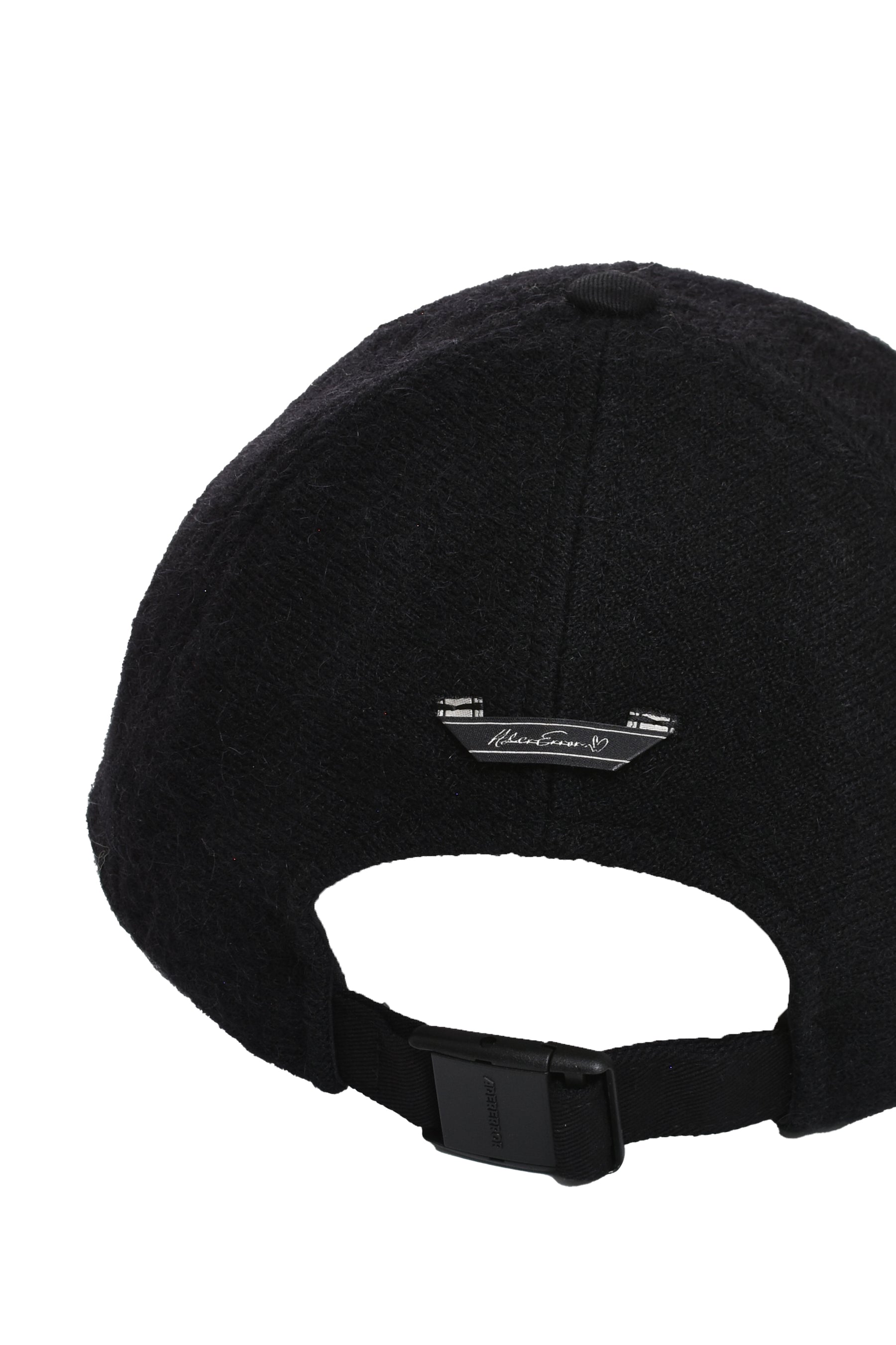 ADERERROR アーダーエラー FW23 KNITTED SIX PANELS CAP / NOIR -NUBIAN