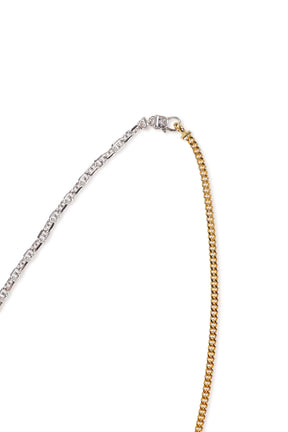 RUE CHAIN DUO / SIL GLD