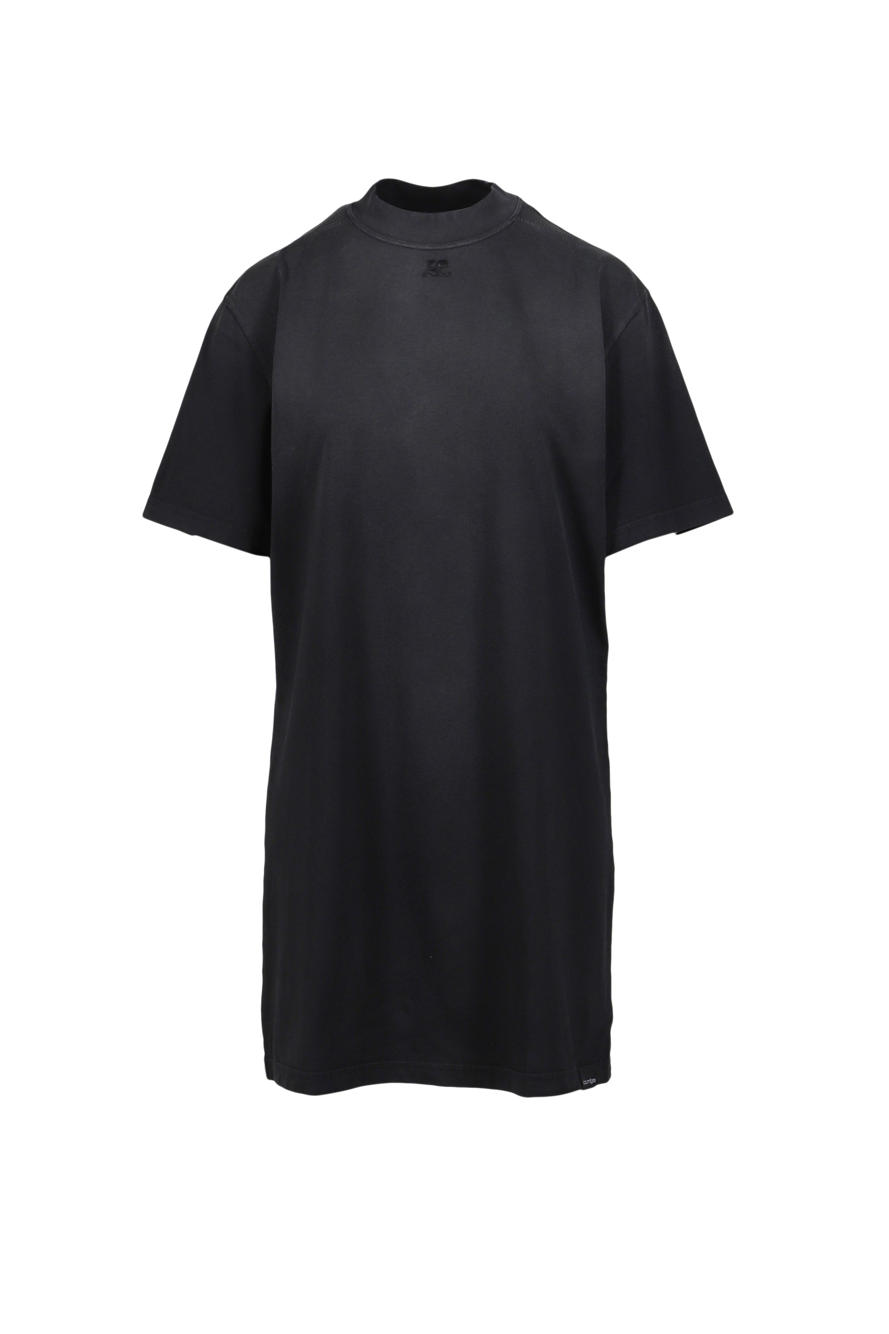 SOLARIZED T-SHIRT DRESS / BLK