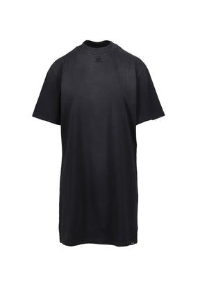 SOLARIZED T-SHIRT DRESS / BLK