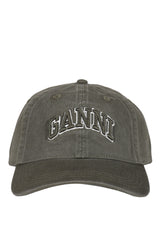 WASHED COTTON CANVAS CAP EMB / KALAMATA