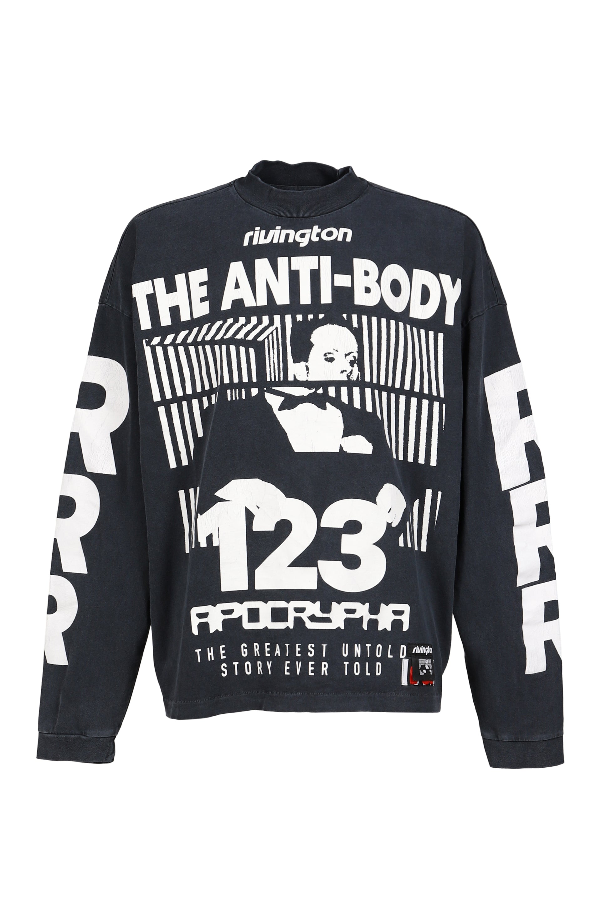 THE ANTI-BODY VINTAGE LS TEE / BLACK